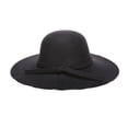 thumbnail image 2 of Women Prom Hat Vintage Style Retro Sweet Elegant Easy to Match Classic Portable Wide Brim Round Shape Felt Hat, 2 of 8