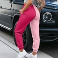 thumbnail image 5 of BRDFRL Women's Sweatpants Petite Length Pockets Pants Casual Workout Athletic Joggers Drawstring Waist Sweat Pants Pink S, 5 of 7