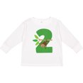 thumbnail image 3 of Inktastic 2nd Birthday Jungle Monkey Childs Boys or Girls Long Sleeve Toddler T-Shirt, 3 of 5