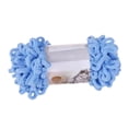 thumbnail image 3 of Hilo de lana grueso, hilo voluminoso, tejido a mano, tubo suave, hilo gigante, tela de crochet, bricolaje azul claro, 3 of 9