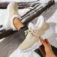 thumbnail image 4 of Women's Low Top Relaxed Fit Casual Running Sneakers Beige 39, 4 of 7