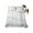 White Light Beige, variant on Christmas Tree Flat Sheet Only Twin Size, Soft Breathable Bed Top Sheets for Mattress, White Xmas Snowflake Watercolor Luxury Bedding Flat Sheets for Home Hotel Bedroom Bed Protection