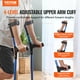thumbnail image 2 of Muletas de antebrazo VEVOR para adultos, ajustables en 11 niveles de altura y con puño superior de 4 niveles, ligeras de aluminio, para cirugía de lesiones de pierna y personas con discapacidad, 1 par, 2 of 5