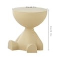 thumbnail image 2 of Table de Chevet Ronde avec Rangement, Table d'Appoint Ronde Moderne pour Canapé et Chevet, Déco Maison, 2 of 8