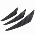 thumbnail image 5 of 6pcs Universal Carbon Fiber Look Car Front Bumper Fins Spoiler Wing Lip Splitter, 5 of 5