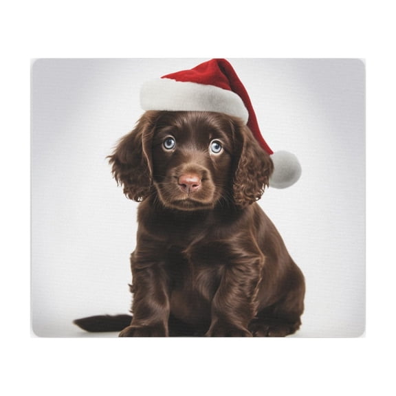 DistinctInk Mouse Pad - 1/4" Foam Rubber - Boykin Spaniel Puppy