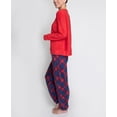 thumbnail image 4 of Hanes Women's and Women's Plus Long Sleeve Top and Pajama Jogger Pants, 2pc Set, 4 of 4