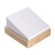 thumbnail image 4 of Expositor de collares, soporte de cadena para collares, de madera, práctico y moderno. Blanco, 4 of 9