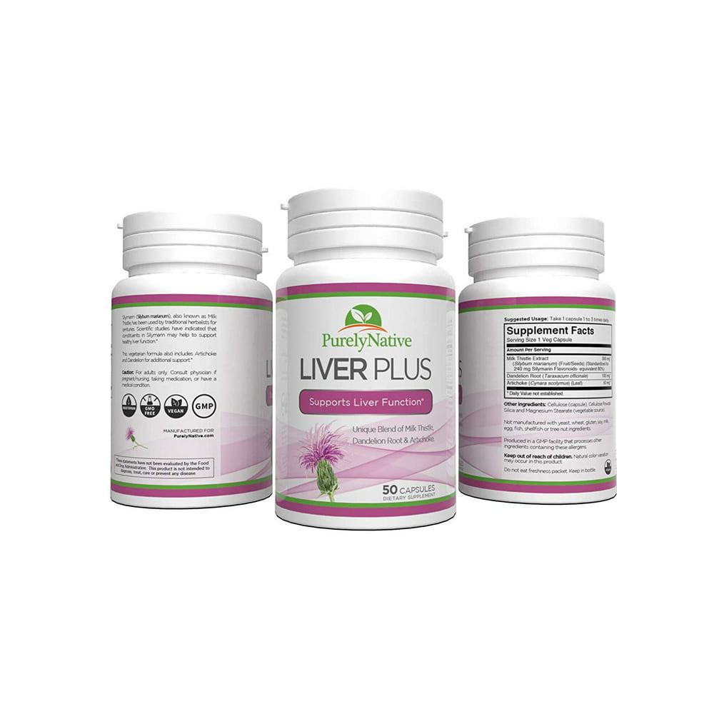 Liverplus Milk Thistle Liver Cleanse And Support Supplement 300mg