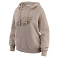 thumbnail image 2 of Women's WEAR by Erin Andrews  Tan Philadelphia Eagles Washed Pullover Crewdie, 2 of 5