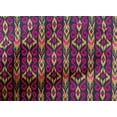 thumbnail image 4 of oneOone Tissu Popeline de Coton Rayé & Tissu Imprimé Tourbillon Ikat 1 Yard 56 Inch Wide, 4 of 4