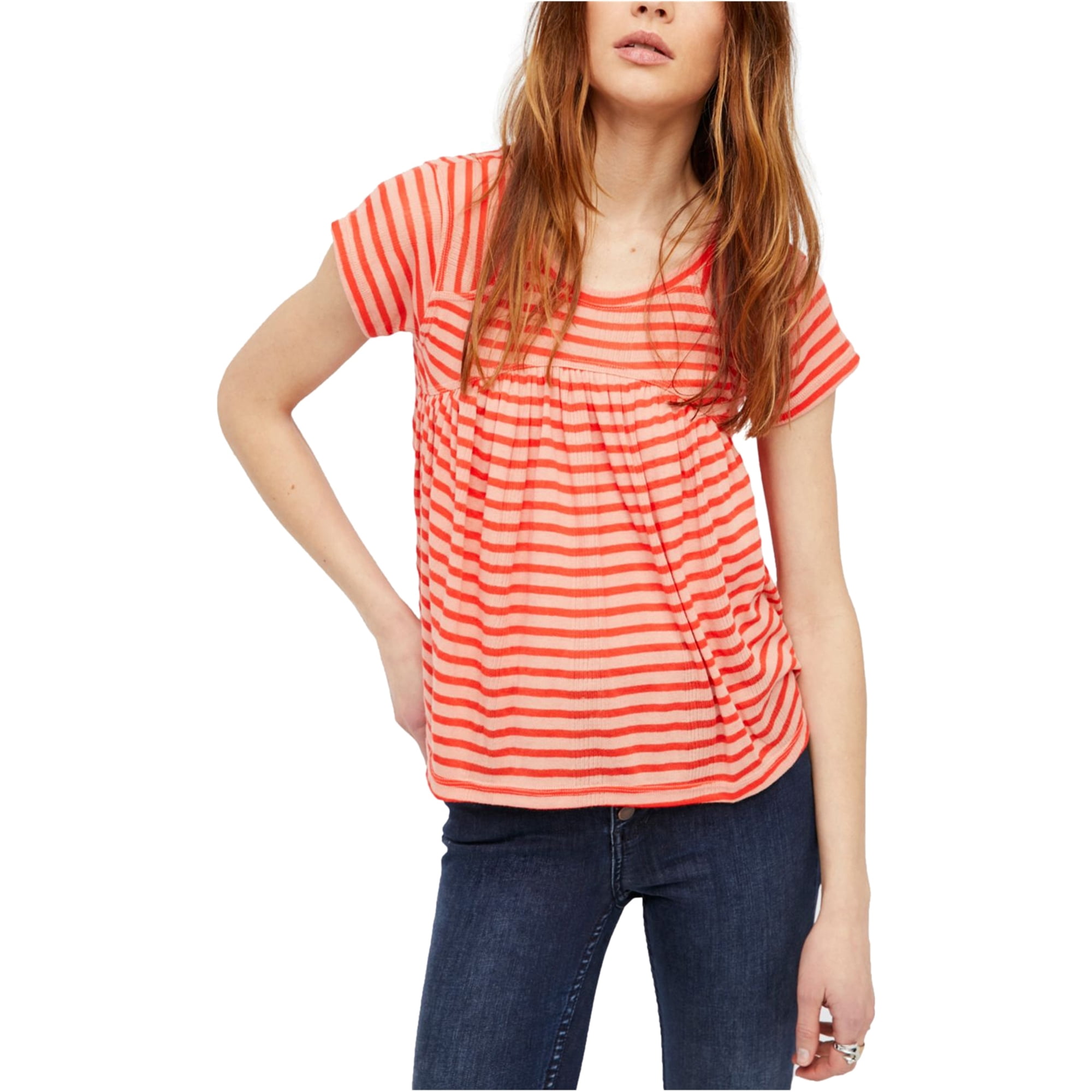 Womens Jojo Stripe Basic T-Shirt 