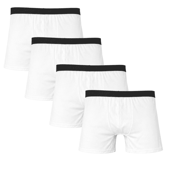 Belime Pack de 4 Bóxers Calzoncillo Corte Largo para Hombre Súper Cómodos, Suaves y Resistentes | Ideales para Ejercicio, Entrenamiento o Uso Diario, Varios Colores