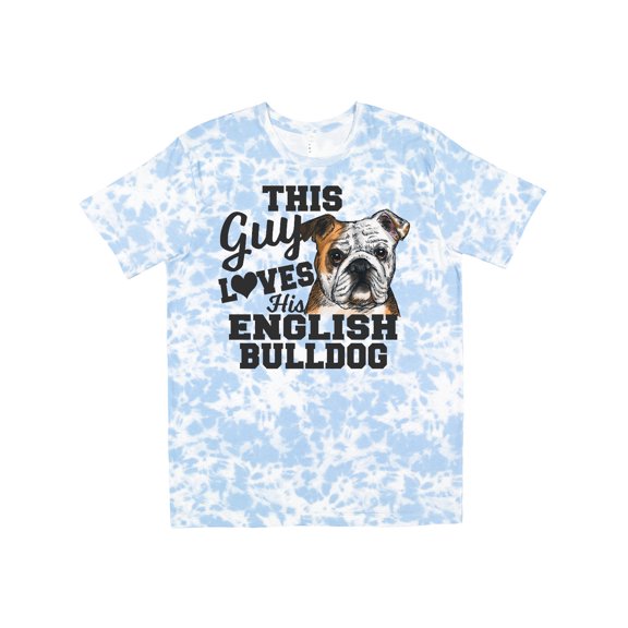 Inktastic This Guy Loves His English Bulldog T-Shirt