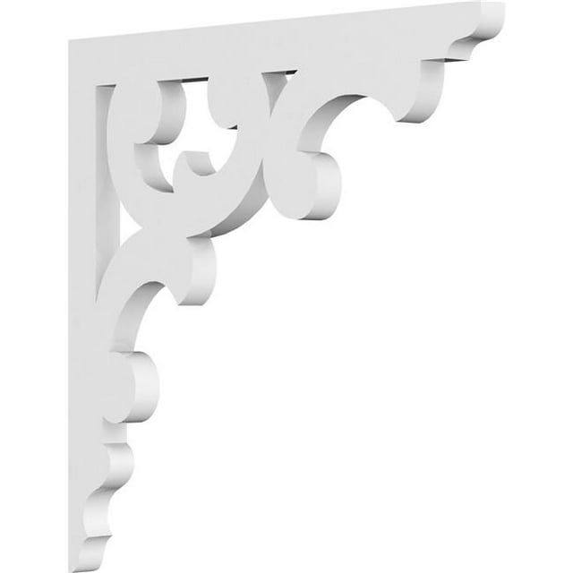 Ekena Millwork BKTP01X10X10VI Support de Vienne - 0,62 x 10 x 10 Po.