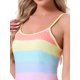 thumbnail image 5 of INSPIRAR CHIC Vestidos de Noche para Mujeres Sin Mangas con Tirantes Espagueti Cuello Redondo Vestido de Dormir Primavera Verano S Lluvias, 5 of 6