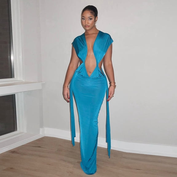 Cut-Out Maxi Dress
