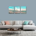 thumbnail image 2 of Abstract Ocean Beach Sunset Wall Art,Art,Sea Landscape Wall Art,Beach Sun Raise Photo,Canvas Wall Art 3 Pieces,3pcs Per Set Living Room Wall Picture (A-3pcs,12"x16"x3pcs), 2 of 6