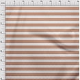 thumbnail image 3 of oneOone Cotton Silk Rust Brown Fabric Stripe & Chevron Geometric Dress Material Fabric Print Fabric By The Yard 42 Inch Wide, 3 of 4
