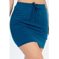 thumbnail image 4 of Comfy French Terry Mini Skirt with Pockets and Tie Waist, 4 of 8