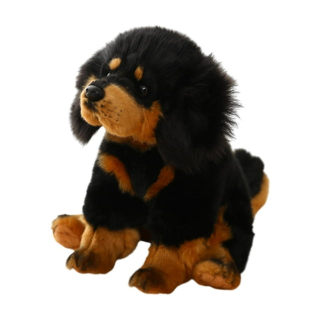 Lindo perro de peluche de juguete para abrazar, dibujos animados, creativo, juguete de peluche decorativo, adornos para sofá, animales de peluche para mastín tibetano