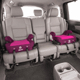 thumbnail image 3 of Diono Solana 2 XL, Dual Latch Connectors, Lightweight Backless Belt-Positioning Booster Car Seat, 8 Years 1 Booster Seat, Pink 2019 LATCH Connect Single Pink, 3 of 19