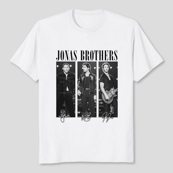 Jonas Bros 20th Annivesary Tour 2025 Shirt, Vintage Jonas Brothers Tour Shirt Unisex, Sizes S-5XL, Tbun