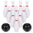 thumbnail image 1 of 1 Set Bowling Toy Set Assorted Color Plastic For Kids Indoor Entertainment And Outdoor Play, 1 of 9