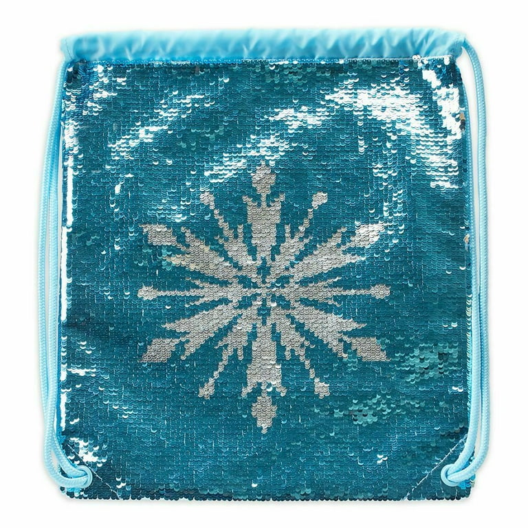 Frozen 2 Elsa Snowflake Sequin Swim Bag Girls Swimwear Accessory