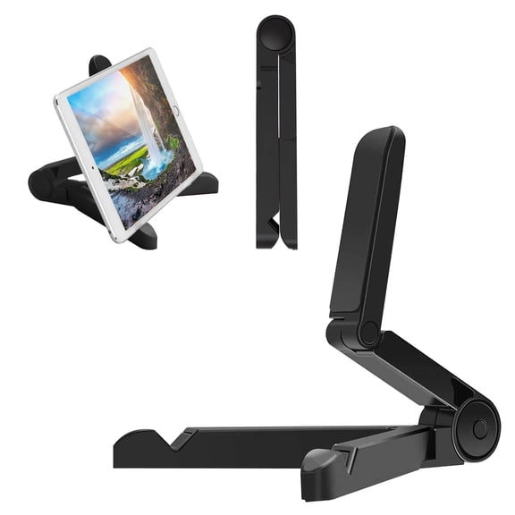 Tablet Stands and Holders Adjustable,iPad Stand, Portable Tablet Stand Holder for iPad, Kindle Fire Tablets, Desktop Mobile Phone Stand (White)