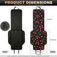 thumbnail image 7 of CHAQLIN Cherry Bow Print Padded Car Front Seat Covers for Truck, Quilted Padded Fabric Non-Slip Backing Car Seat Covers Quilted Front Car Bucket Seat Cushion Pads Protector, 7 of 7