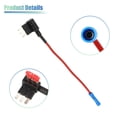 thumbnail image 4 of Unique Bargains 1 Set Universal 2pcs Auto Fuse Tap Add a Circuit Adapter 12V with 2pcs 10A Micro3 ATL Blade Type Fuse, 4 of 7