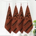 thumbnail image 3 of Microfiber Kitchen Towels Printing Super Ultra Absorbent Quick Drying Dish Table Tea Towels Napkins Cloth for Home Hotel Party(Coffee), 3 of 6