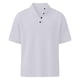 thumbnail image 4 of Blusas y camisas de manga corta y cuello redondo para hombre, de pana, color liso, informales, a la moda, con medio botón, cuello alto, manga corta, de poliéster., 4 of 6