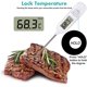 thumbnail image 5 of Meat Thermometer, Kitchen Thermometer, Digital Readout Food Cooking Temperature Probe with Large LCD Display/ Button for Hot Drink, Grill, BBQ, Jam Wh, 5 of 5