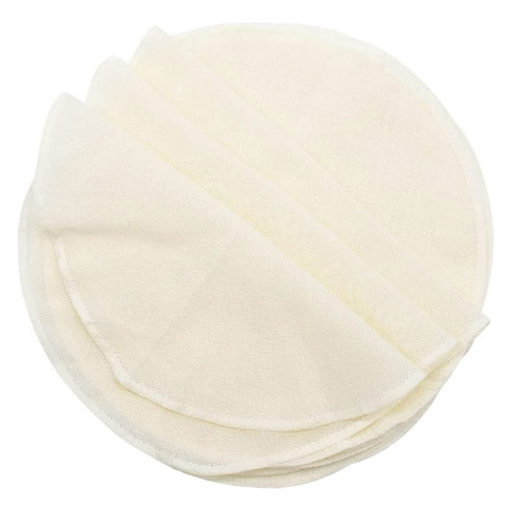 Kelingqi 20Pcs Home Cotton Cloths Reusable Nonstick Round Cloths Steamed Bun Pads