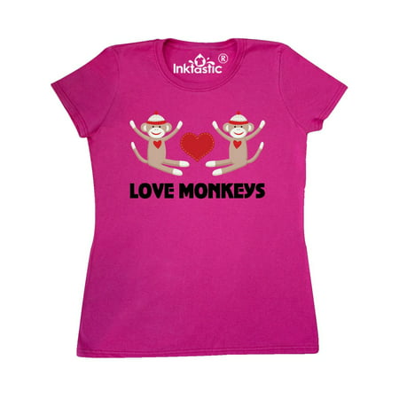 Love Monkeys Sock Monkey Women's T-Shirt