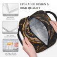 thumbnail image 3 of Balery Mystical Golden Eye Bolsa de Almuerzo para Mujeres, Caja de Almuerzo, Bolsa de Almuerzo Pequeña Impermeable, Tote de Almuerzo Reutilizable con Gran Capacidad, 3 of 6