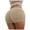 Beige, variant on Leey-World Biker Shorts Women Underwear Boxer Briefs Boy-shorts, Organic Cotton Lining, Hi-Waisted & Heavy Flow White,L