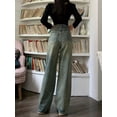thumbnail image 3 of Pantalones vaqueros de estilo Y2K para mujer, Jeans sueltos de nicho, Retro, High Street, Pantalones rectos de cintura alta, pantalones de pierna ancha, 3 of 4