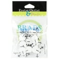 thumbnail image 1 of Eyelet Outlet Shape Brads 12/Pkg-Snowmen - QBRD2-11, 1 of 2
