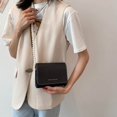 thumbnail image 2 of Bolso de verano con perlas estilo moderno bolso cruzado de moda bolso de mujer verano simple bolso de hombro bajo el brazo pequeño cuadrado, 2 of 6
