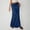 Blue, variant on Sentmoon Women Skirt Elastic Waist Solid Color Cute Golf Skirts for Women Linen Long Skirts for Women Hawaii Casual for Office, Work, and Professional Settings Gray S