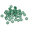thumbnail image 1 of 50Pcs 5mm x 1.5mm Junta de goma O Ring Anillo de sellado Resistente al calor Verde, 1 of 5