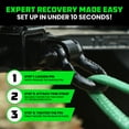 thumbnail image 7 of Rhino USA Heavy-Duty Recovery Gear Combos Off-Road Truck Vehicle Recovery (20' Strap + Hitch), 7 of 7