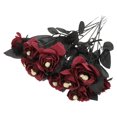 thumbnail image 4 of 10pcs Halloween Fano Rose Rose Rose artificial decorativo con cráneo para la fiesta de Halloween HOMEMAXS 14425158-MX, 4 of 6