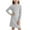 Gray1, variant on Diufon Girls Long Sleeve Dress Fall Winter Ribbed Knit Slim Crewneck A-line Dresses Casual Dress for 8-12 Years