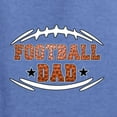 thumbnail image 2 of Wild Bobby, Football Dad, Sports, Unisex Crewneck Graphic Sweatshirt, Vintage Heather Blue, X-Large, 2 of 4