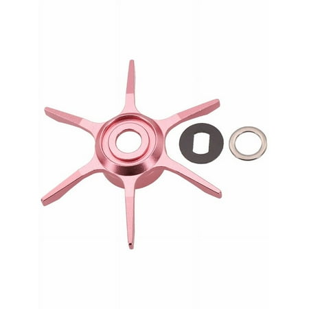 BAGUER 1 Pc Fishing Reel Brake Unloading Wrench Metal Enlarge Fine Tuning Knob Star Modified For Daiwa Star Drag Bait Casting Tools pink