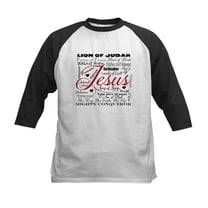 CafePress - The Name Of Jesus Kids Baseball Jersey - Kids Cotton Baseball Jersey, 3/4 Sleeve Shirt